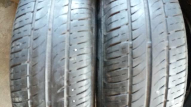 Jogo de rodas originais do Corsa aro 13 com pneus - Foto 5