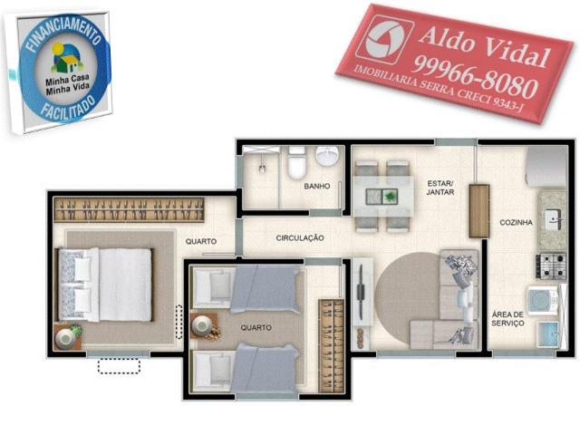 ARV51- Apartamento 2 Quartos Balneário de Carapebus a 900m da praia - Foto 12