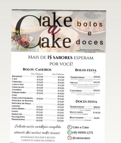 Bolos e Doces
