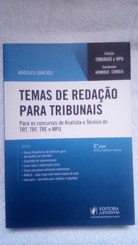 Livro Temas de Redação para Tribunais
