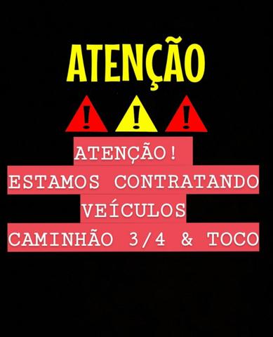 Transportadora contrata veículos