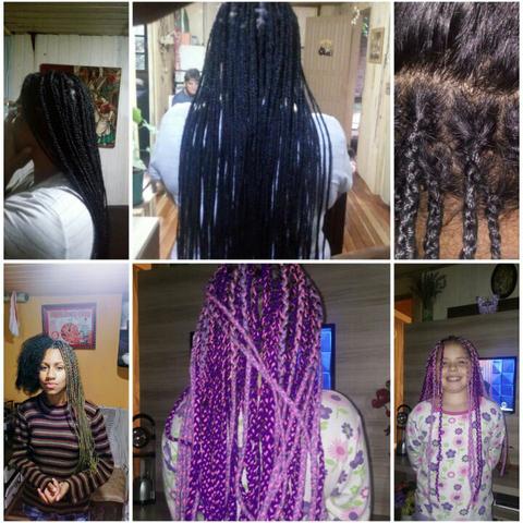 Tranças Box braids