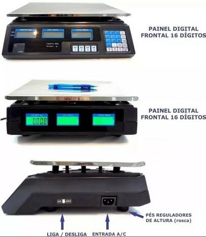 Balança 40kg Eletrônica Alta Precisão Digital Segma - Foto 3