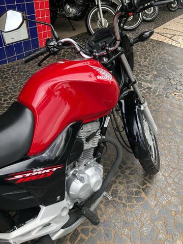CG Start 160 17/17 vermelha moto super conservada - Foto 9
