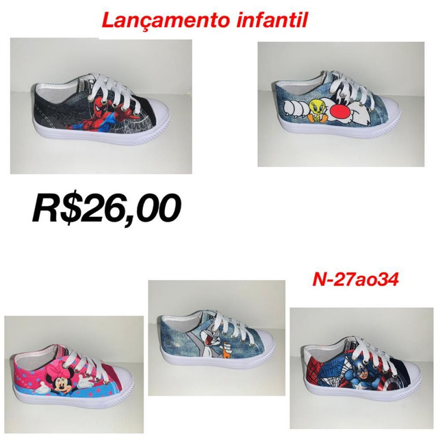 comprar tenis infantil no atacado