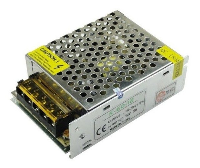 Fonte Chaveada Estabilizada 12 Volts 5 Amperes