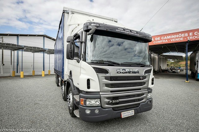 SCANIA P310 8X2 ANO 2013 COM SIDER