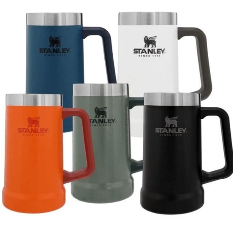  Caneca Branca Stanley Térmica Para Cerveja