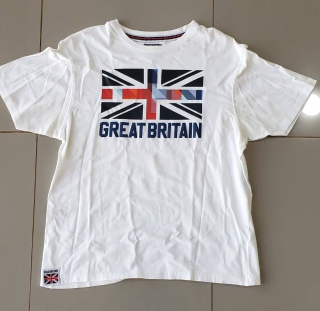 Camiseta Branca Great Britain (Inglaterra)
