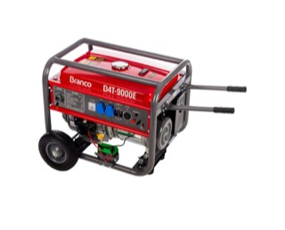 Gerador Gasolina 9 KVA Branco B4T9000E 110/220V Part. Elétrica 