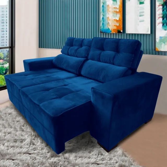 Sofa Retratil Reclinável 2,00 Premium  - Foto 4
