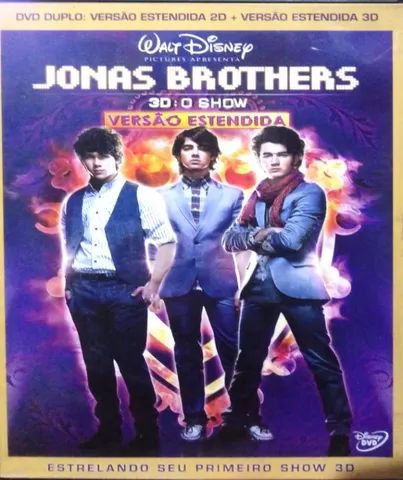 Jonas Brothers - 3 D + Show Versão Estendida ( 02 Discos DVD's )