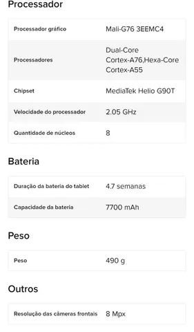 TABLET LENOVO TAB11PLUS 64 gb/4 gb Ram função Notebook  - Foto 5