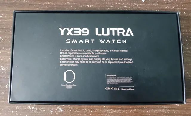 Relógio smartwatch YX39 lutra+1 pulseira+1 película  - Foto 3