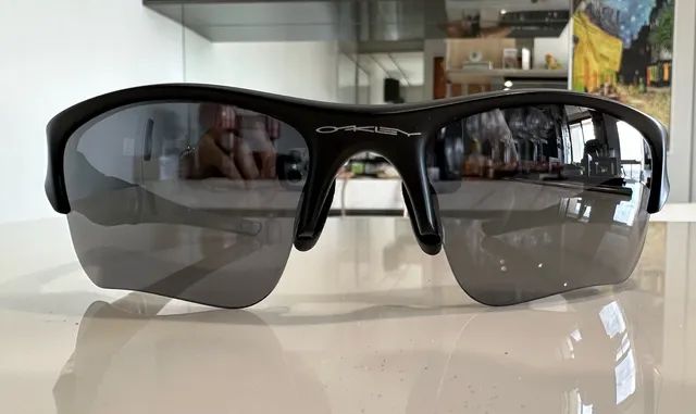 Oakley Flak Jacket XLJ Sunglasses 24-434 Matte Black/Black Iridium