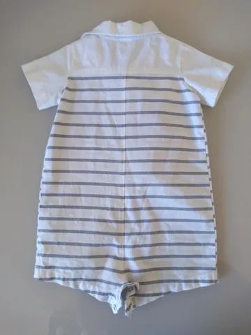 Romper Carters social, tamanho 9 meses, impecável! - Foto 3