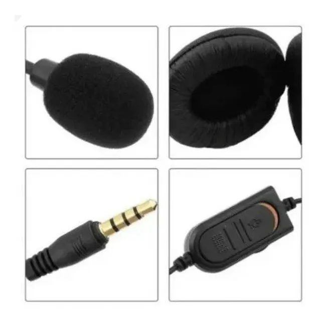 Fone de ouvido gamer com microfone para Pc PS3 PS4 Xbox one headset - Foto 3