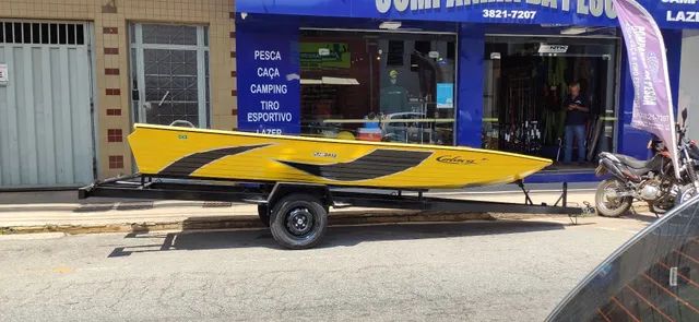 Barco CALAÇA FLASHBASS 500 + carreta rodoviária 