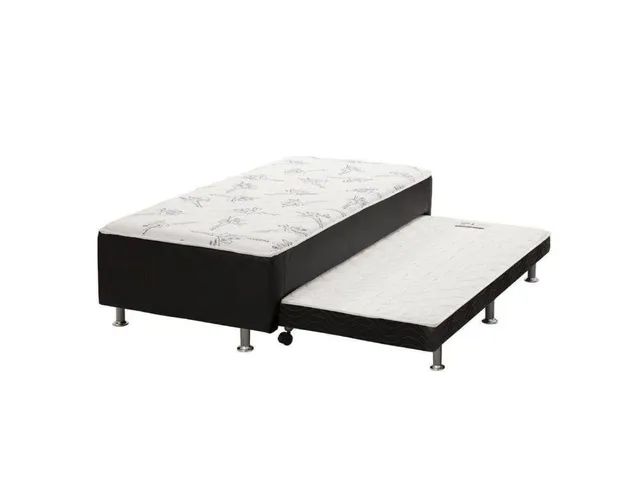 Cama box Union Solteiro com Auxiliar l6