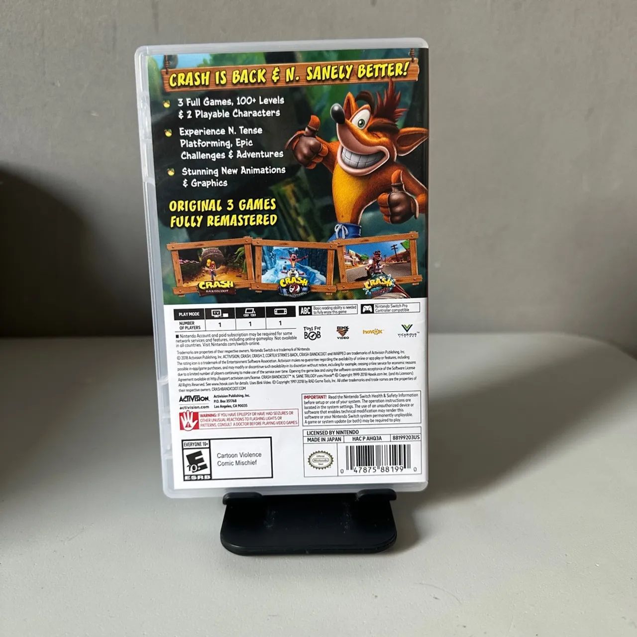 Crash Trilogy Nintendo Switch Usado - Foto 3