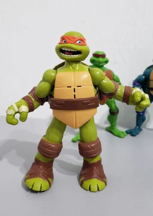 Boneco tartaruga ninja 5 bonecos ler descrição  - Foto 2
