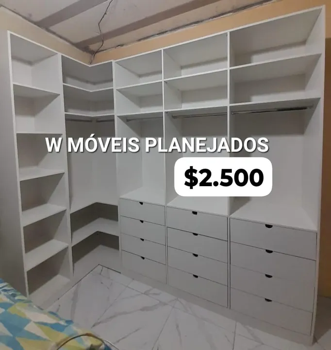 Closet Planejado Grande e Espaçoso