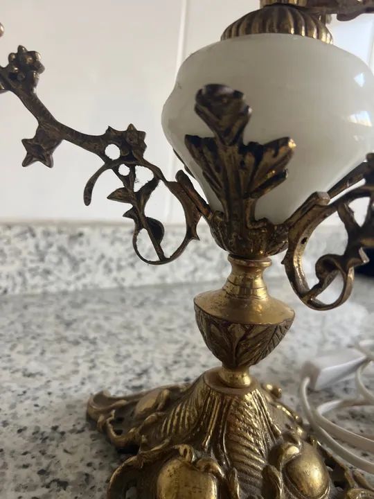 Abajur de bronze  - Foto 4