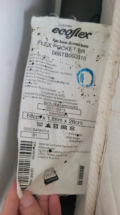 Cama box e colchão de solteiro - Foto 3