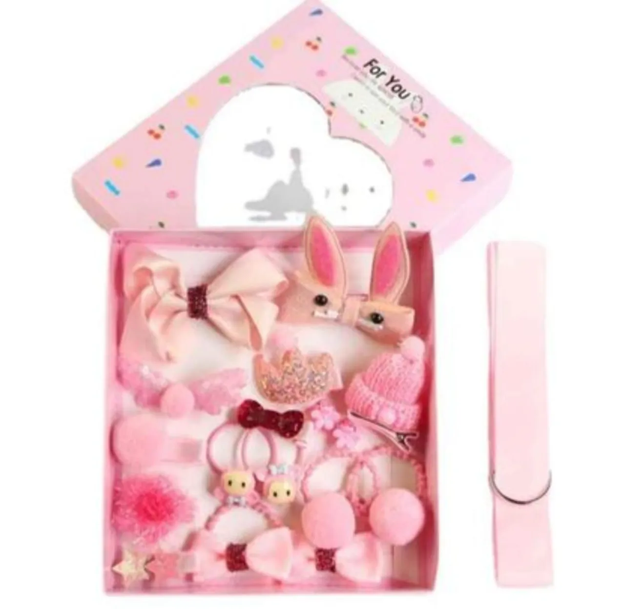 Kit de Acessórios para Cabelo para Bebês - 18 Peças