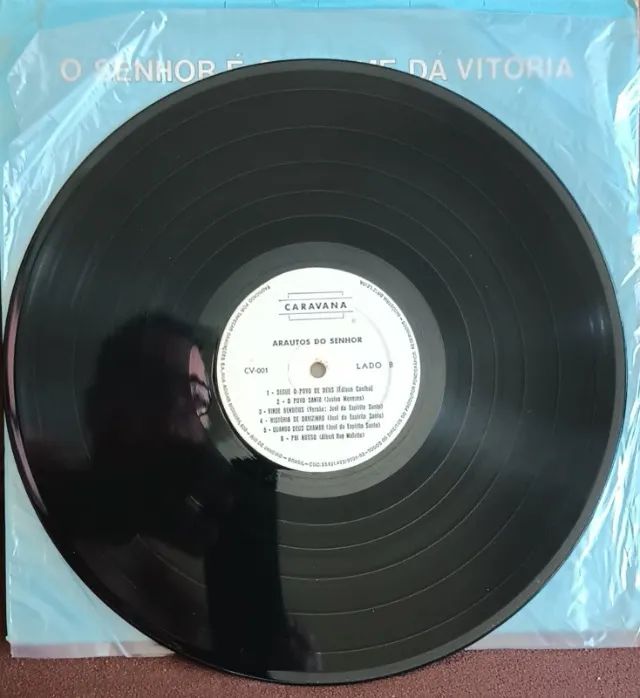 Lp Disco Vinil Gospel Evangélico Quarteto Arautos do Senhor O senhor é quem me dá vitória - Foto 3