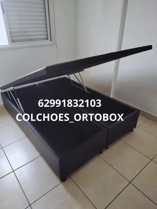 Base Box Baú Casal bi partido tamanho padrão tradicional