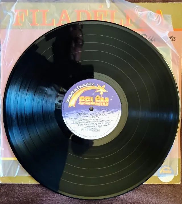 Lp Disco de Vinil Gospel Evangélico Ninfa E Cálita - Filadélfia - Foto 3