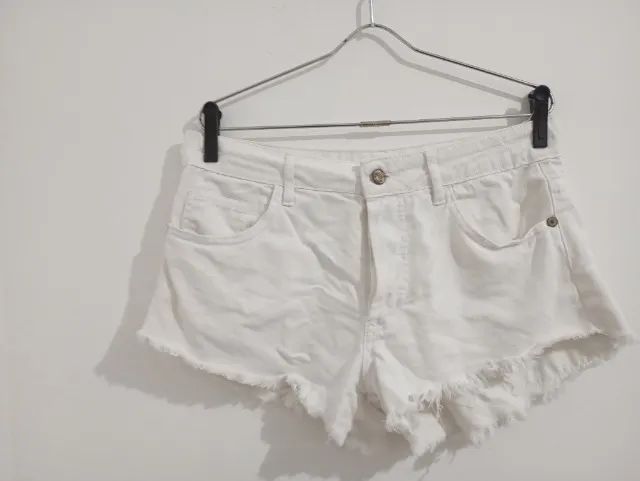 shortinho jeans Fram branco  - Foto 2