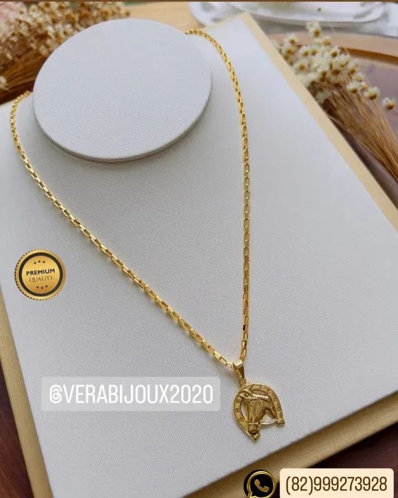  correntes masculinas banhadas a ouro 18k 