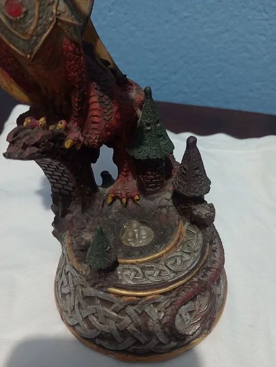 Dragão de Resina - Decoração - Colecionador - Foto 3