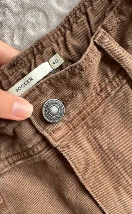 Calça NOVA Jogger Marrom D'Zarm - Tam 40  - Foto 2