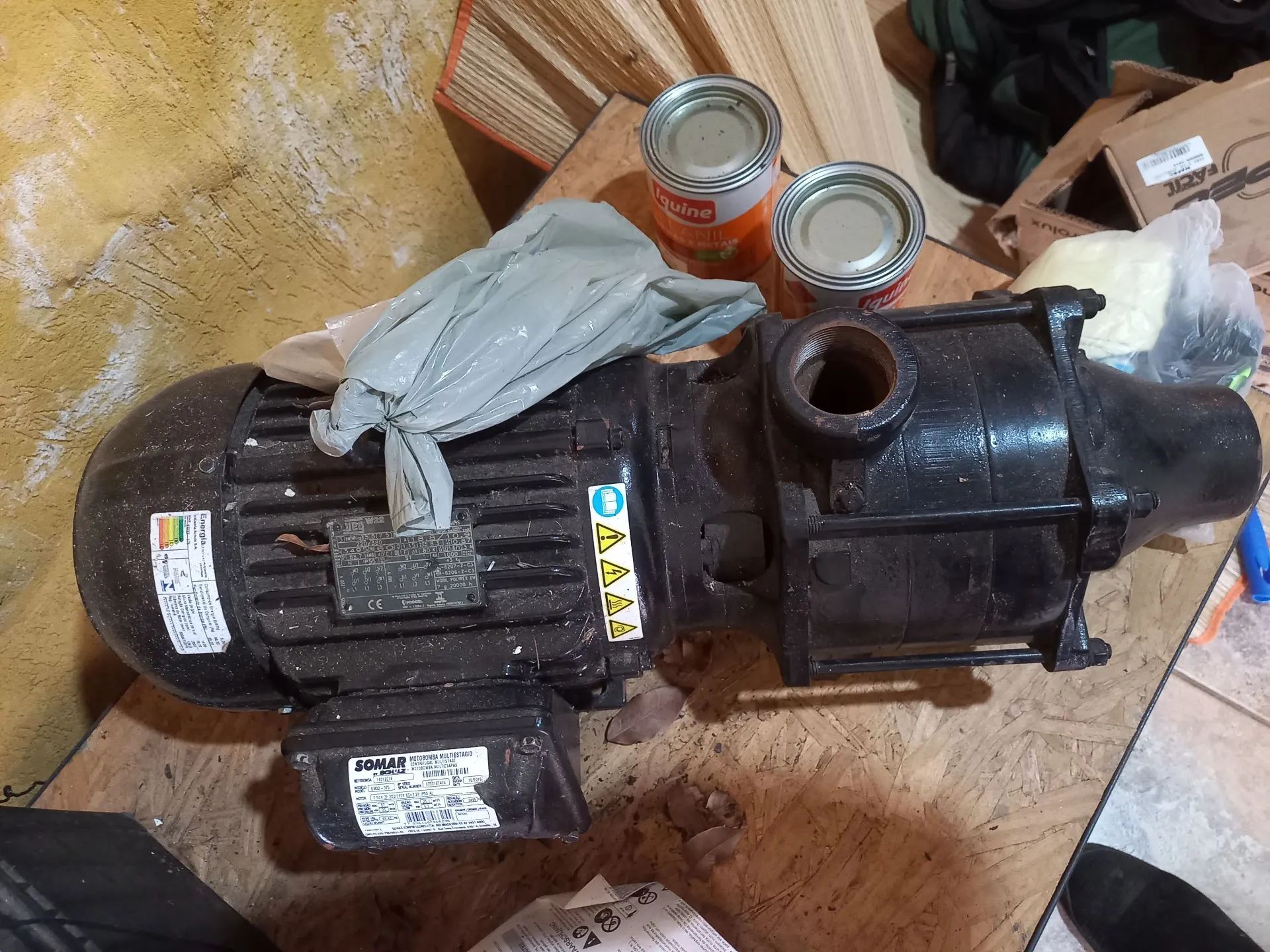 Bomba d'água IRRIGAÇAO multi estagios- 7,5 CV .Nova. - Foto 4