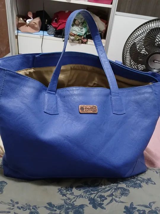 Vendo bolsa de ombro azul 