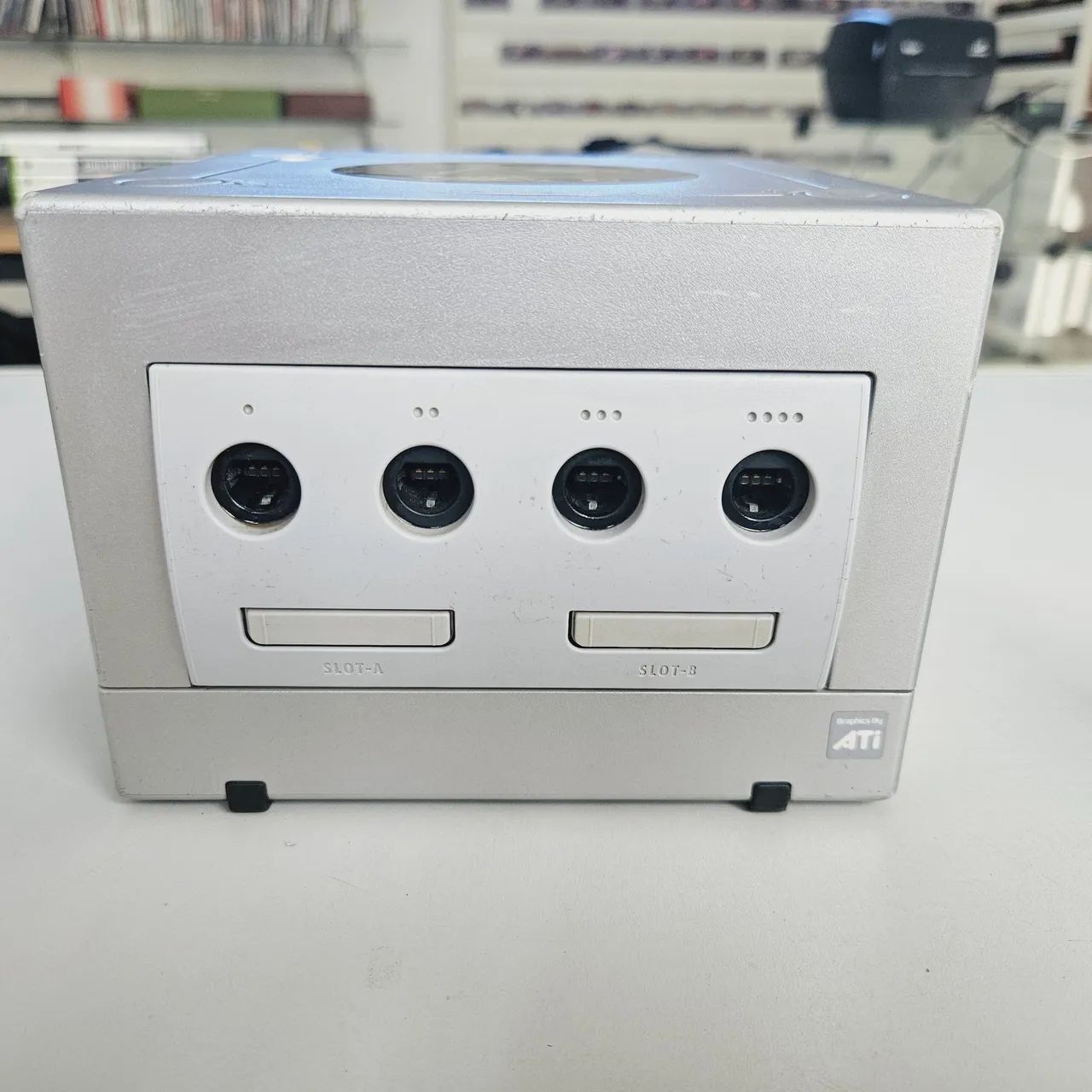 Nintendo factory GameCube Pokemon XD Limited Edition in silver DOL-101