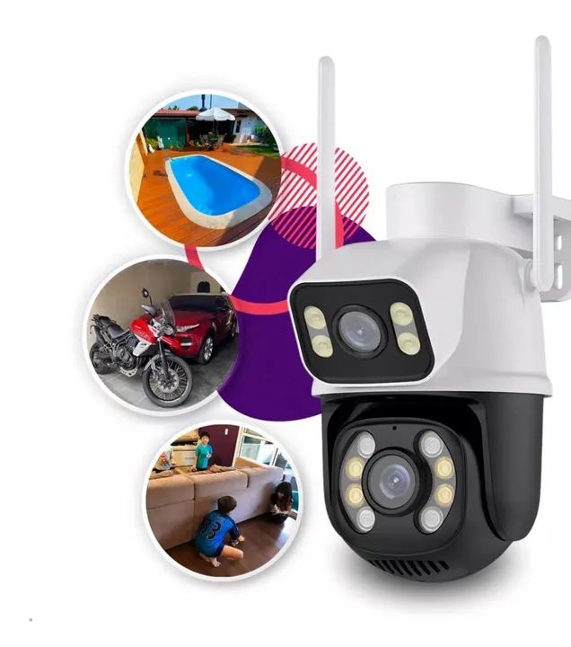 Câmera de Segurança Wi-Fi 360° - Alta Definição - Foto 3