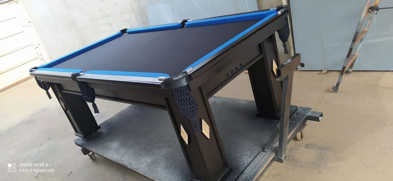 Mesa de Sinuca R4 Preta  - Foto 4
