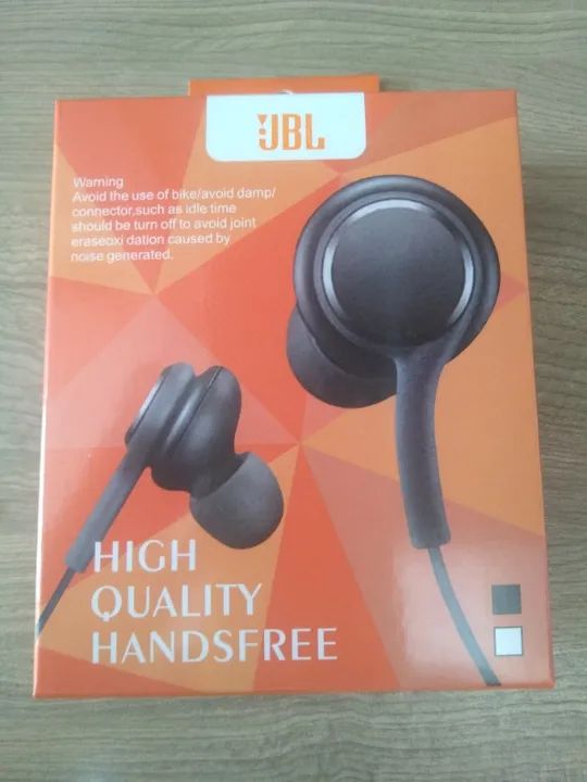 Fone de Ouvido com fio reforçado JBL com excelente qualidade *PROMOÇÃO* Terminando estoque