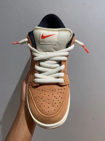 Tênis Nike Dunk Low ISO Pro Dark Russet - Foto 3