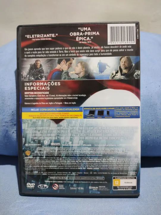 DVD O Homem de aço. Dublado. Original. - Foto 2