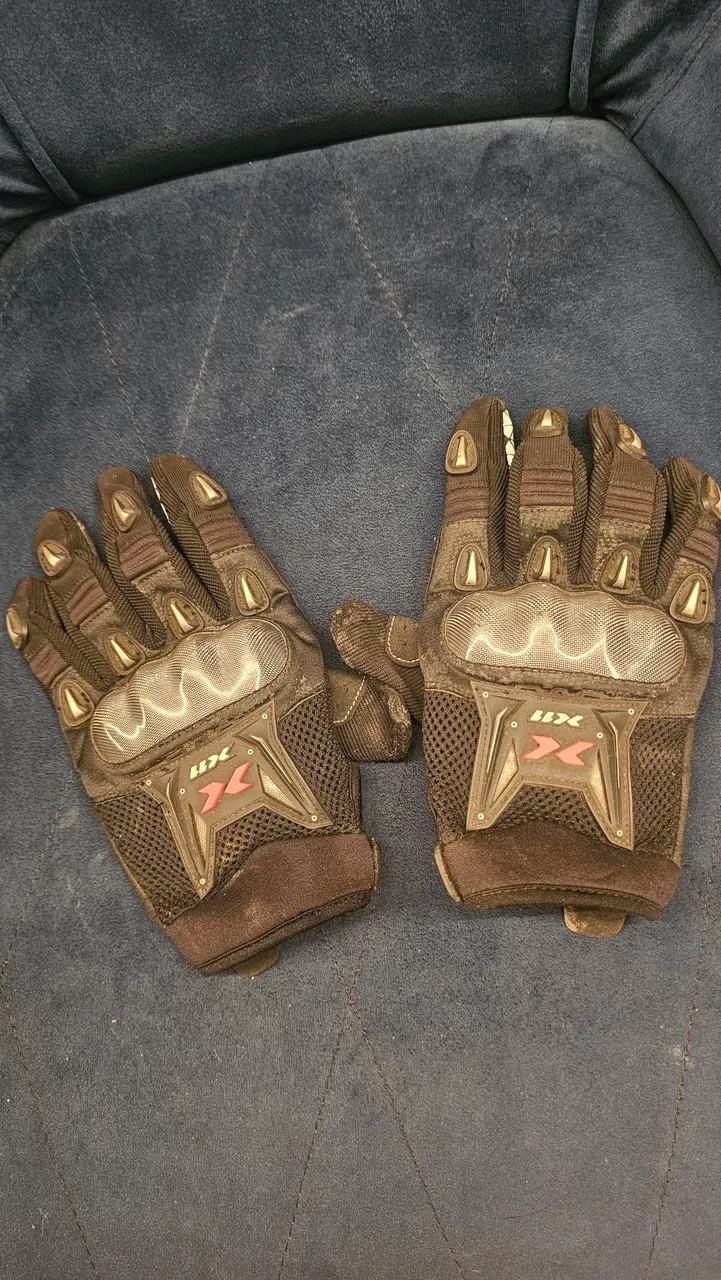 Luvas de proteção para motociclista