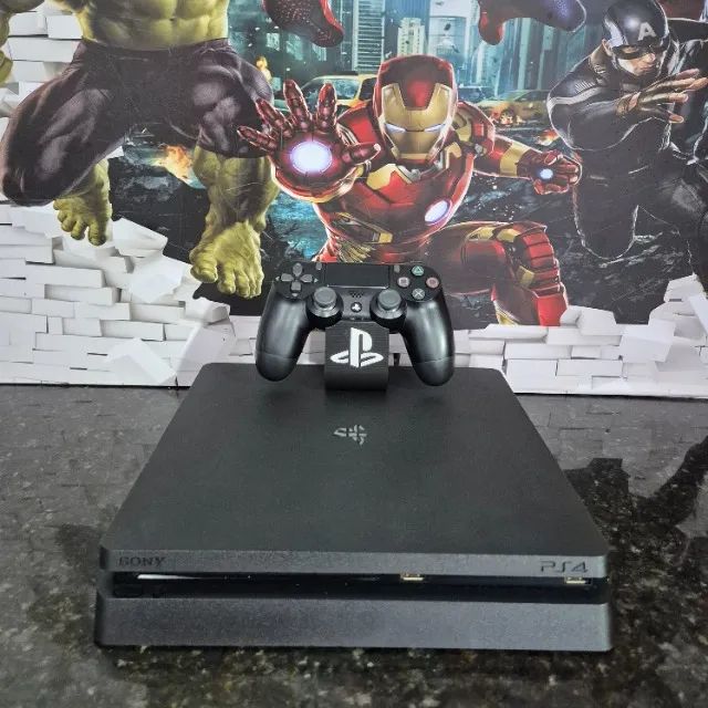 PS4 Slim, Garantia, Aceito usado de entrada, aceitamos Cartão ate 18x