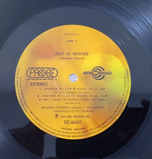 DISCO DE VINIL BEST OF BRAHMS - Foto 3
