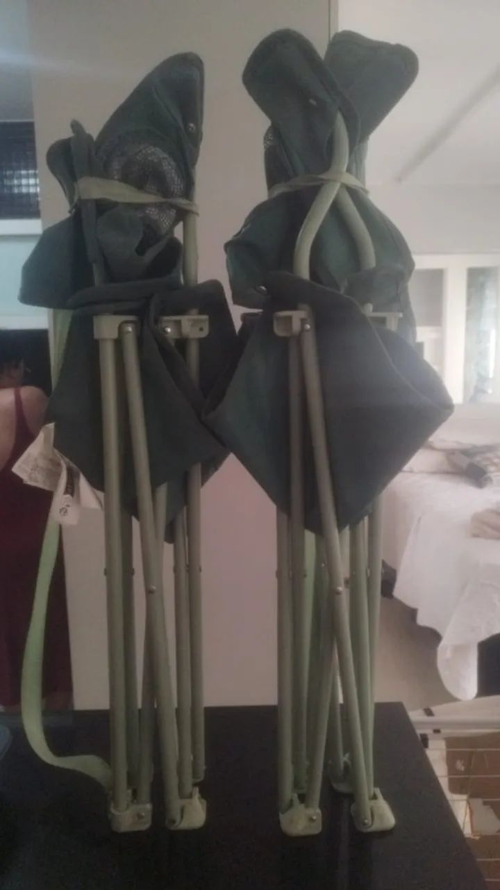 Cadeira Dobrável Camping com Apoio de Braços Quechua Azul