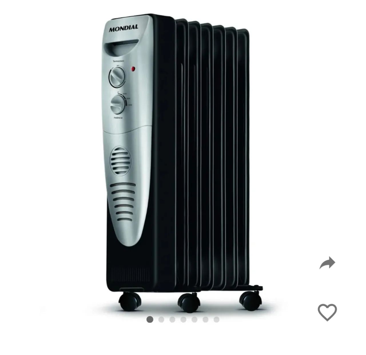 Aquecedor Elétrico Mondial 750W - 7 Elementos