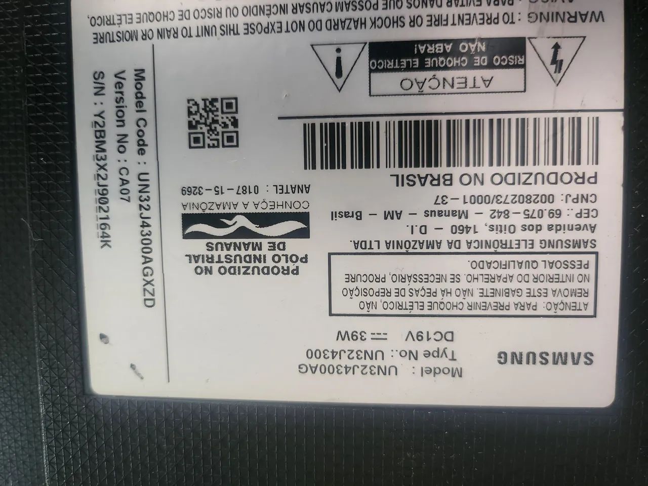 Placa da TV Samsung, UN32J4300G,funcionando  - Foto 4